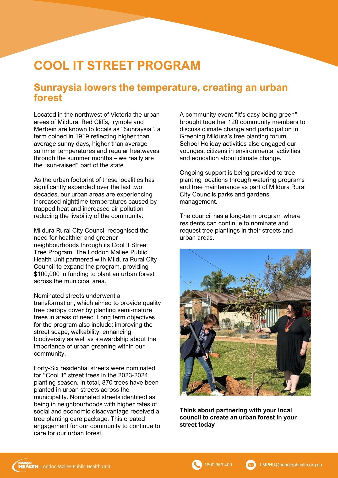 Cool It Street program 